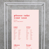 Ruby // Seating Plan