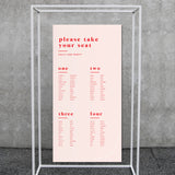 Ruby // Seating Plan